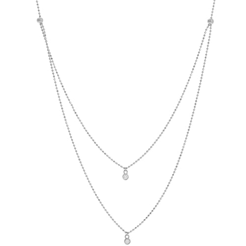 Diamond Strand Necklace-Necklace-Milano DG