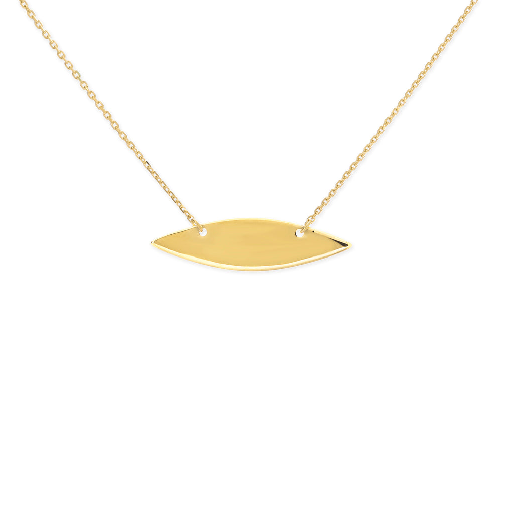 Marquise Plate Necklace-Necklace-Milano DG