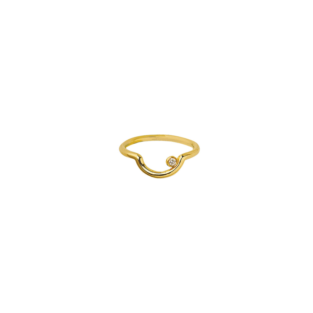 Diamond Curve Wire Ring-Ring-Milano DG