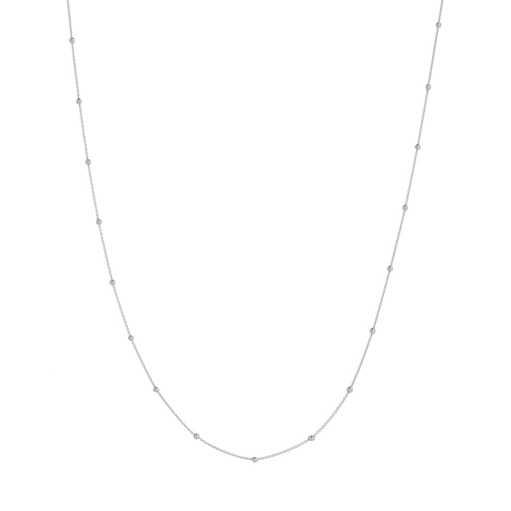 2mm Bead Station Necklace-Necklace-Milano DG